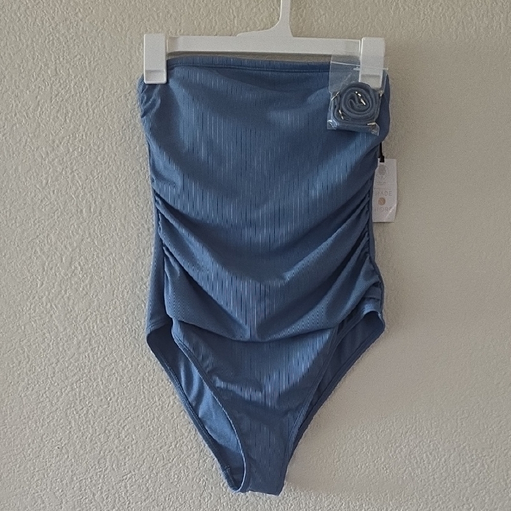 Shade & Shore Blue One Piece Swimsuit